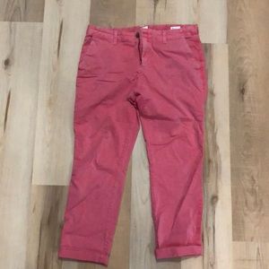 GAP girlfriend chino pink size8